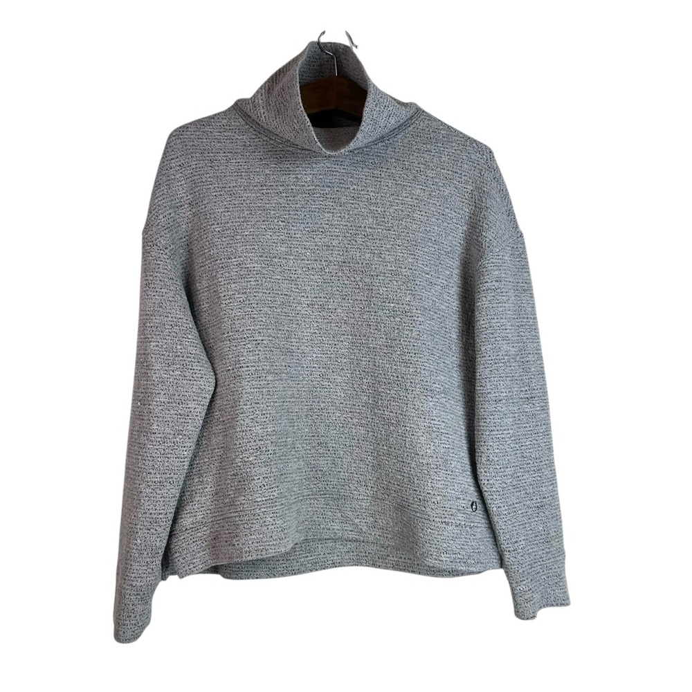 The American Outdoorsman Women Long Sleeve Cowl Neck Sweater Top Gray Size L